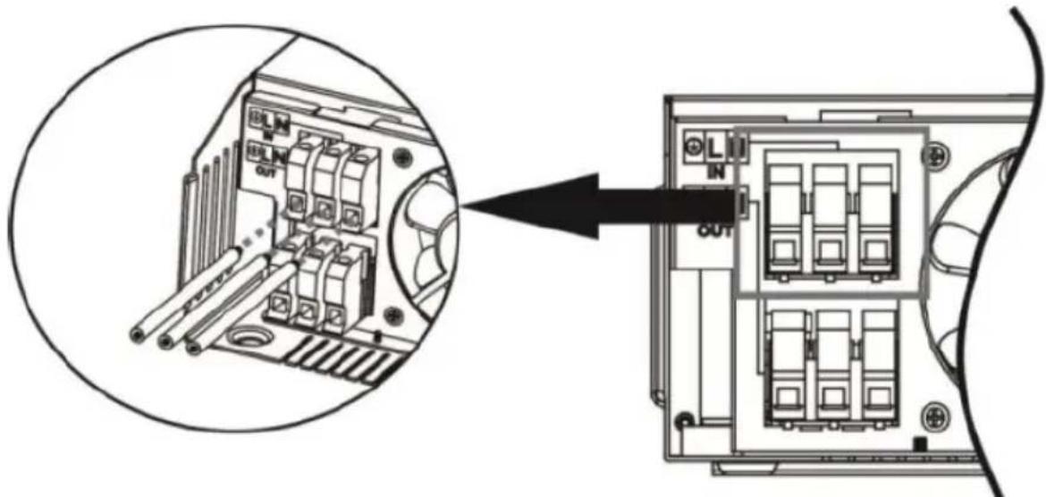 MSW S-POWER UPS 1600 PSW - AC-EINGANGS-/AUSGANGSANSCHLUSS - 2