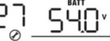 MSW S-POWER UPS 1600 PSW - LCD-INNSTILLING - 127