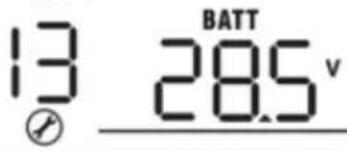 MSW S-POWER UPS 1600 PSW - LCD BEÁLLÍTÁS - 59
