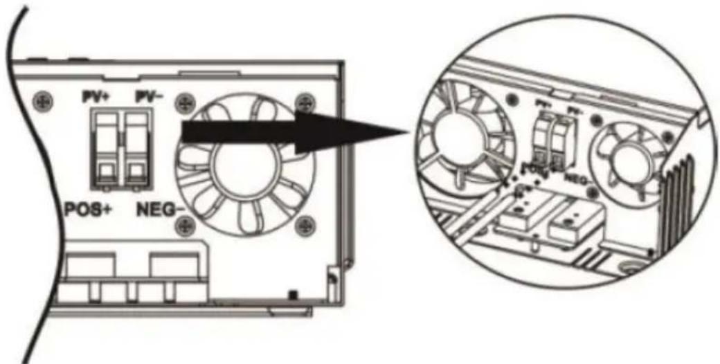 MSW S-POWER UPS 800 PSW - CONEXIÓN FV (SÓLO APLICA PARA EL MODELO CON CARGADOR SOLAR) - 2