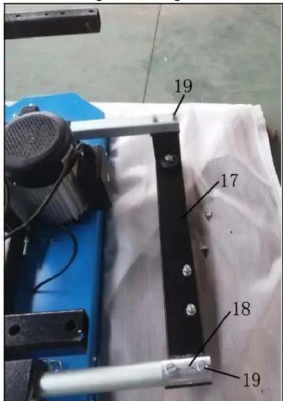 MSW WOOHS-7HP - Stellen Sie den Querarm auf den Schienen auf die gleiche Höhe - 8