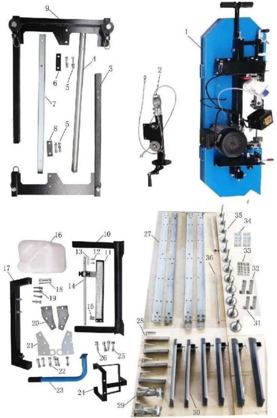 MSW WOOHS-7HP - SAGEWERK MONTAGE TEILEPRUUNG - 1
