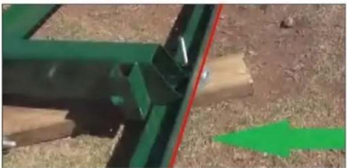 MSW WOOHS-7HP - Stellen Sie den Querarm auf den Schienen auf die gleiche Höhe - 1
