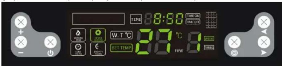 MSW PLT-W20 - Ustawienie temperature - 1