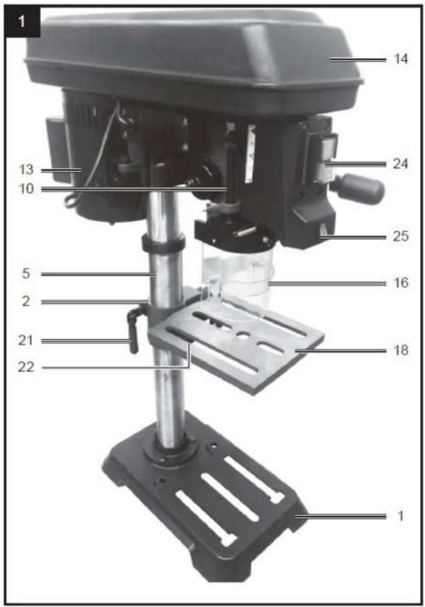 MSW TBBD-1500AT - Beschrijving van het apparaat - 1