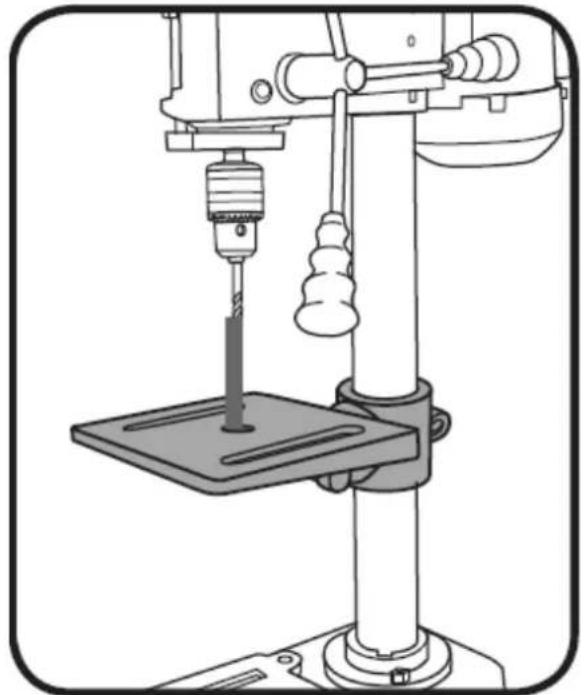 MSW TBBD-1500AT - Bedienung der Bohrmaschine - 2