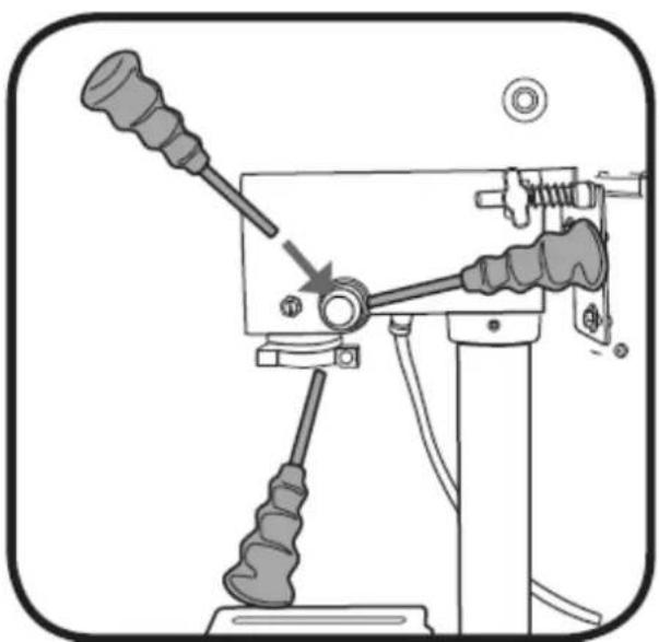 MSW TBBD-1500AT - Montagem da furadeira - 3