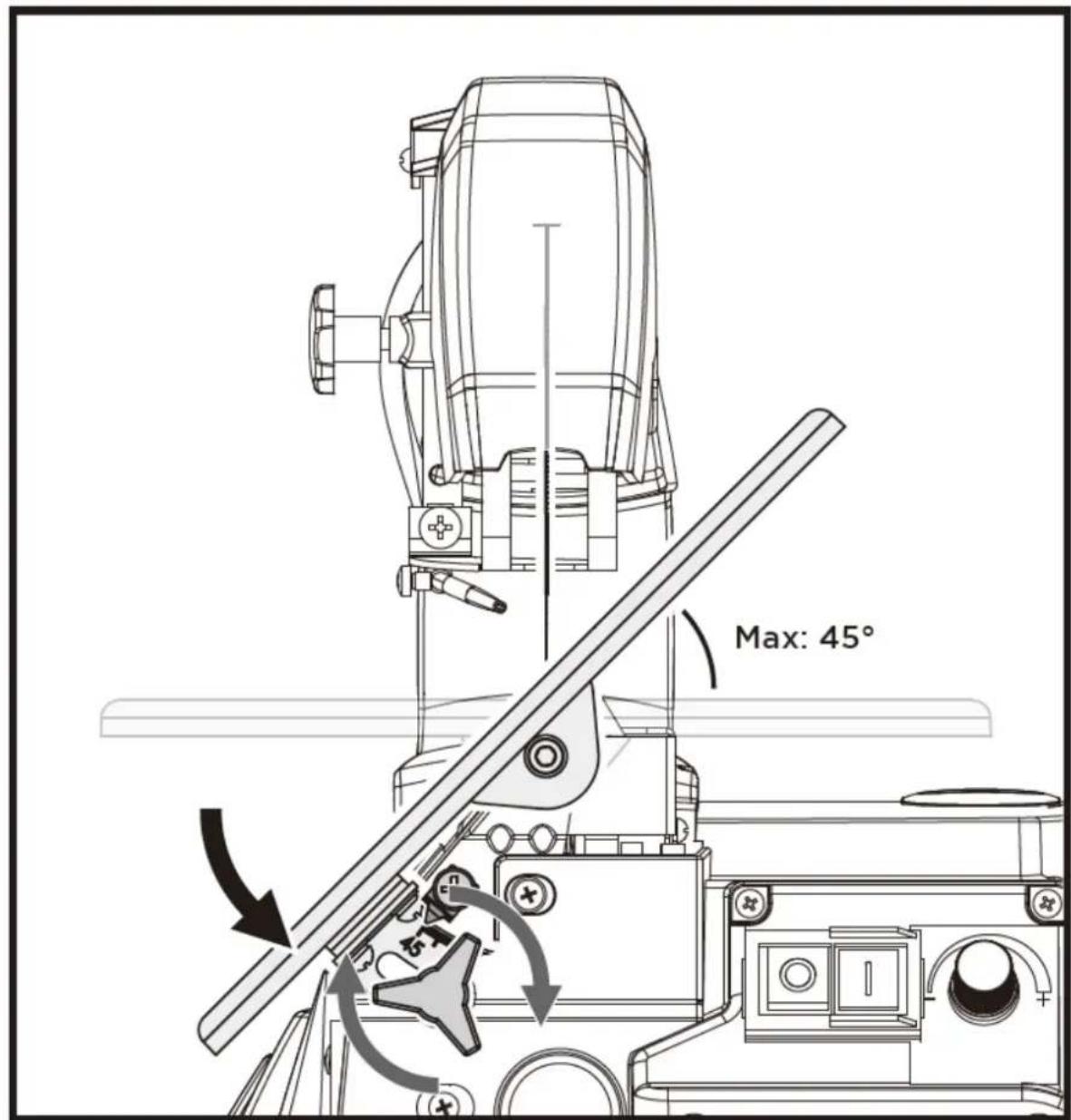 MSW SAW 16 SCROLL - Horizontale zaagbank en diagonale zaagsneden - 1