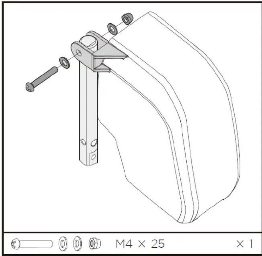 MSW SAW 16 SCROLL - Sestava chránice Čepele - 1