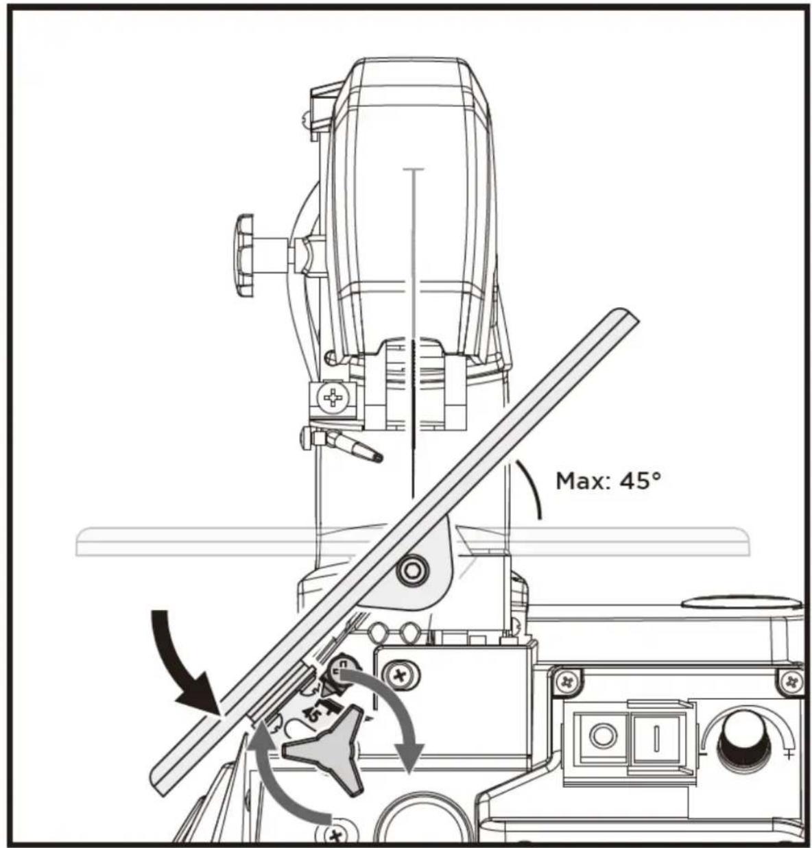 MSW SAW 16 SCROLL - Sierra de Banco Horizontal y Cortes Diagonales - 1