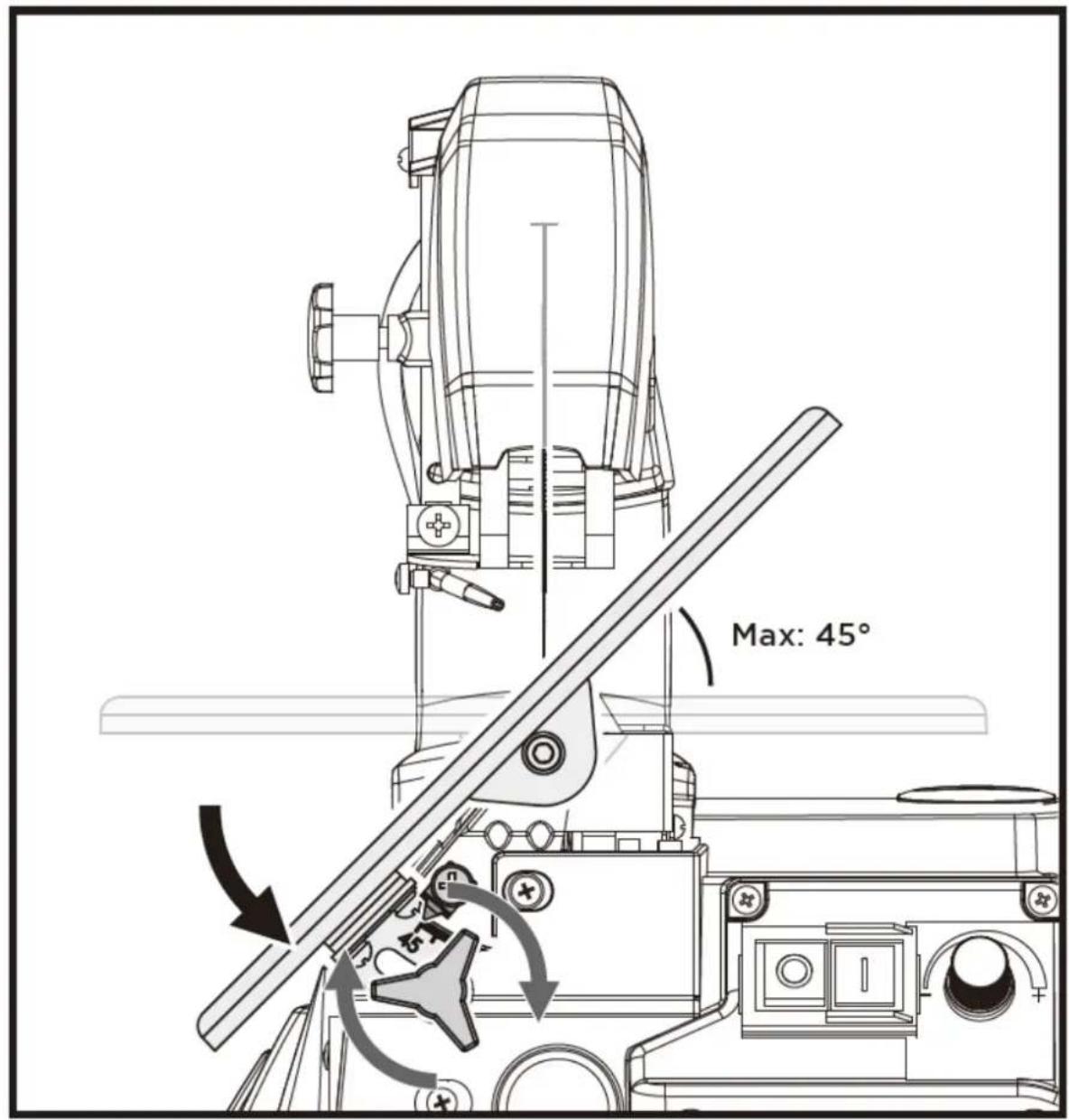 MSW SAW 16 SCROLL - Bancada de serra horizontal e cortes diagonais - 1