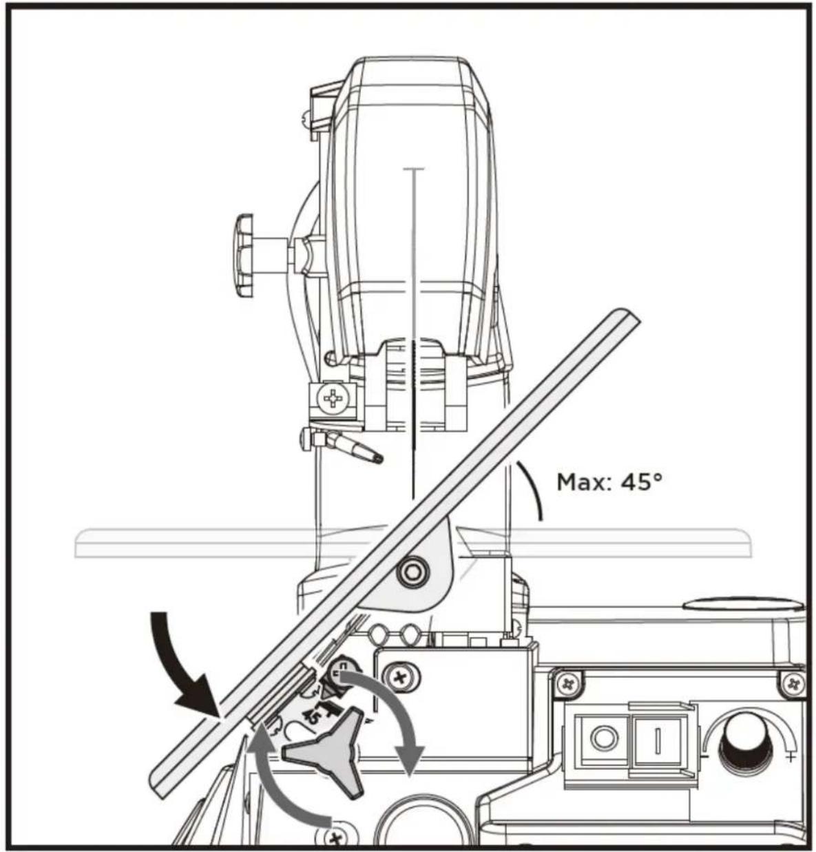 MSW SAW 16 SCROLL - Horizontaler Sägetisch und diagonale Schnitte - 1