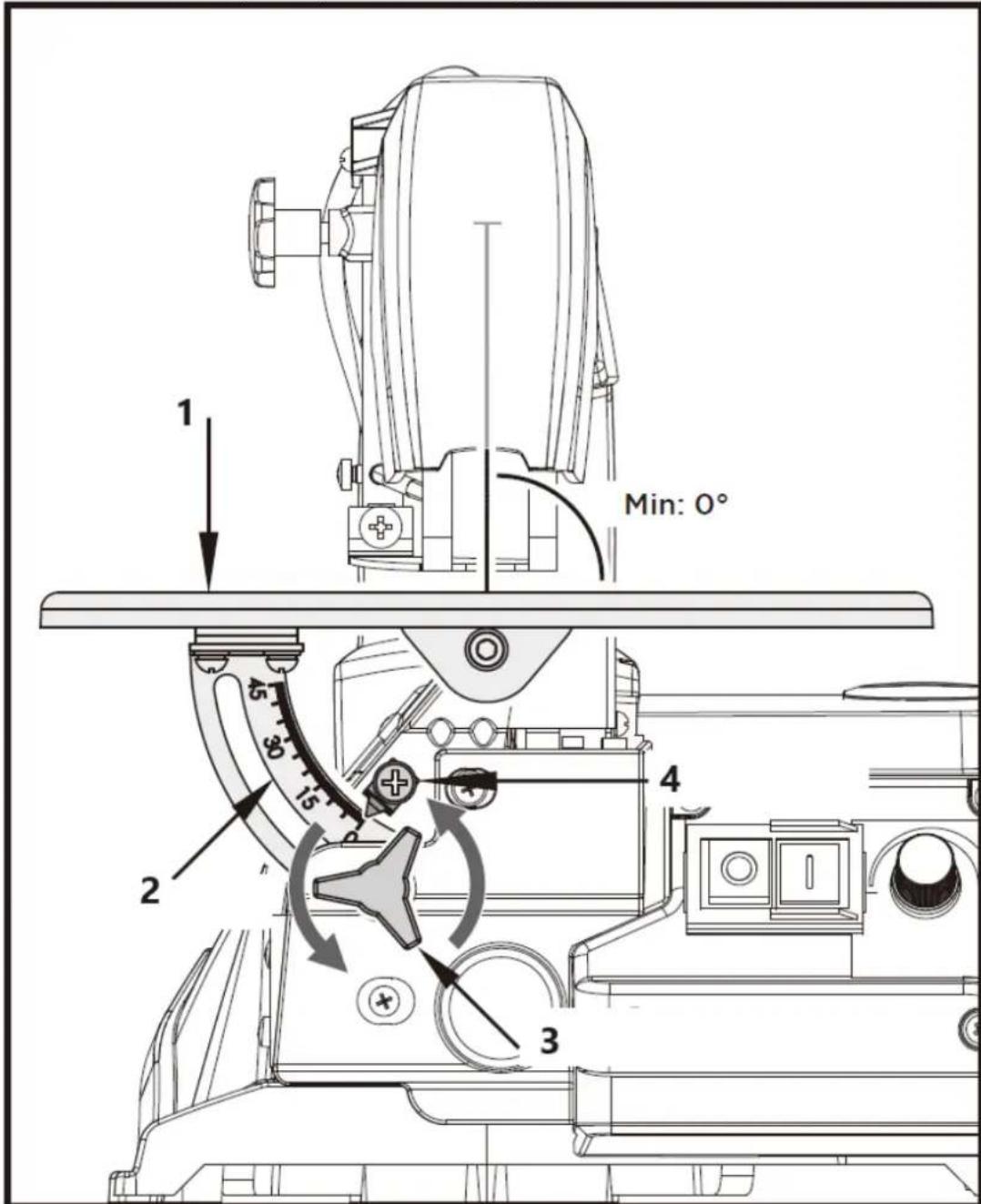 MSW SAW 16 SCROLL - Configurar la escalade de ángulos - 1