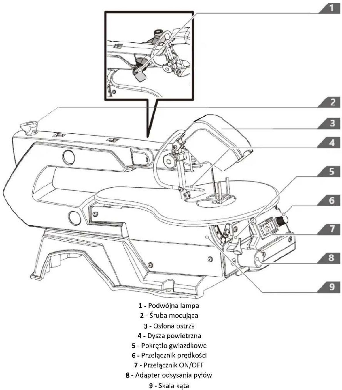 MSW SAW 16 SCROLL - Opis urzadzenia - 1