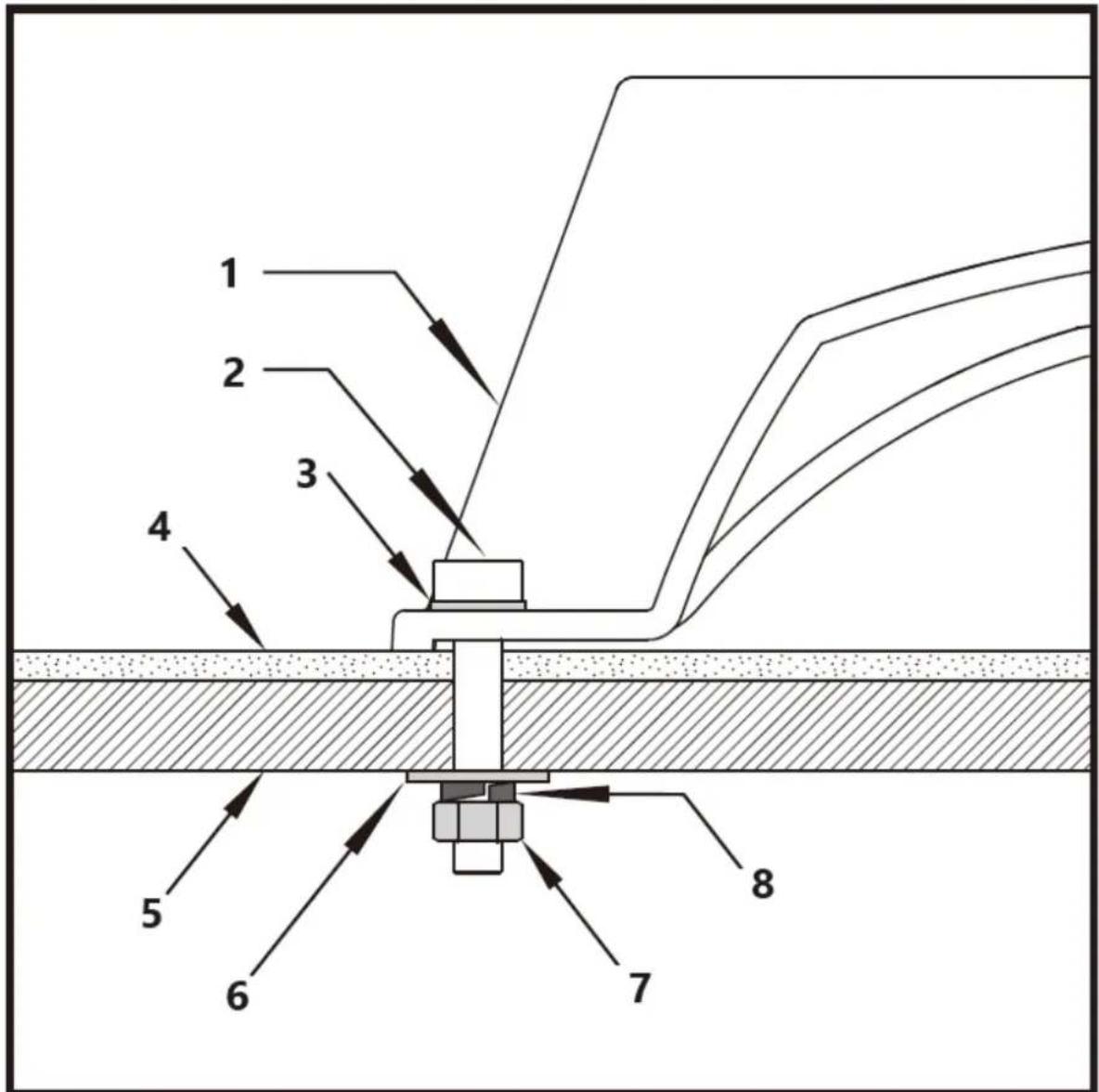 MSW SAW 16 SCROLL - Montering af maskinen pa en arbejdsbæk - 1