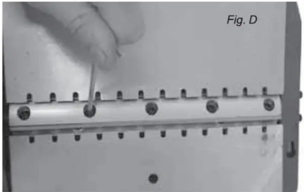 MSW WOBD-1500L - Removing the blade - 1