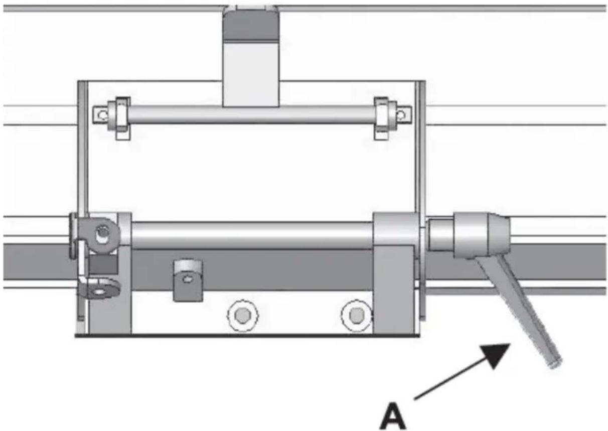 MSW WOBD-1500L - Einstellung des Winkels der Führung - 1