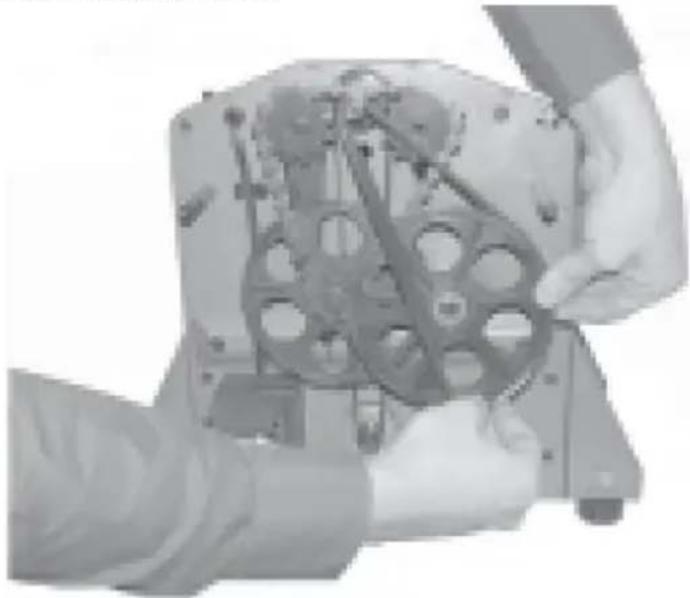MSW WOBD-1500L - Auswechseln des Antriebsriemens - 1
