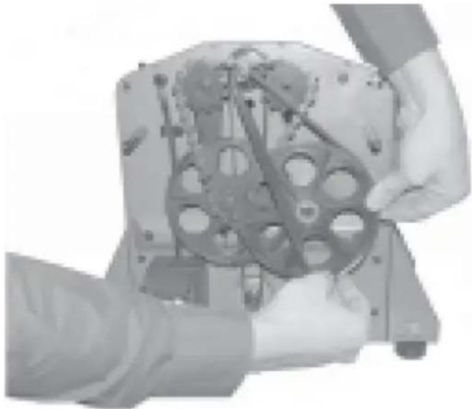 MSW WOBD-1500L - Substituição da correia de transmissão - 1