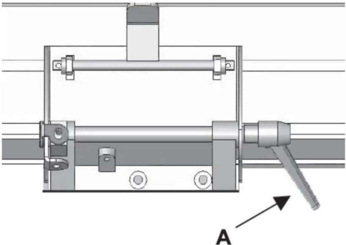 MSW WOBD-1500L - Setting the angle of the guide - 1