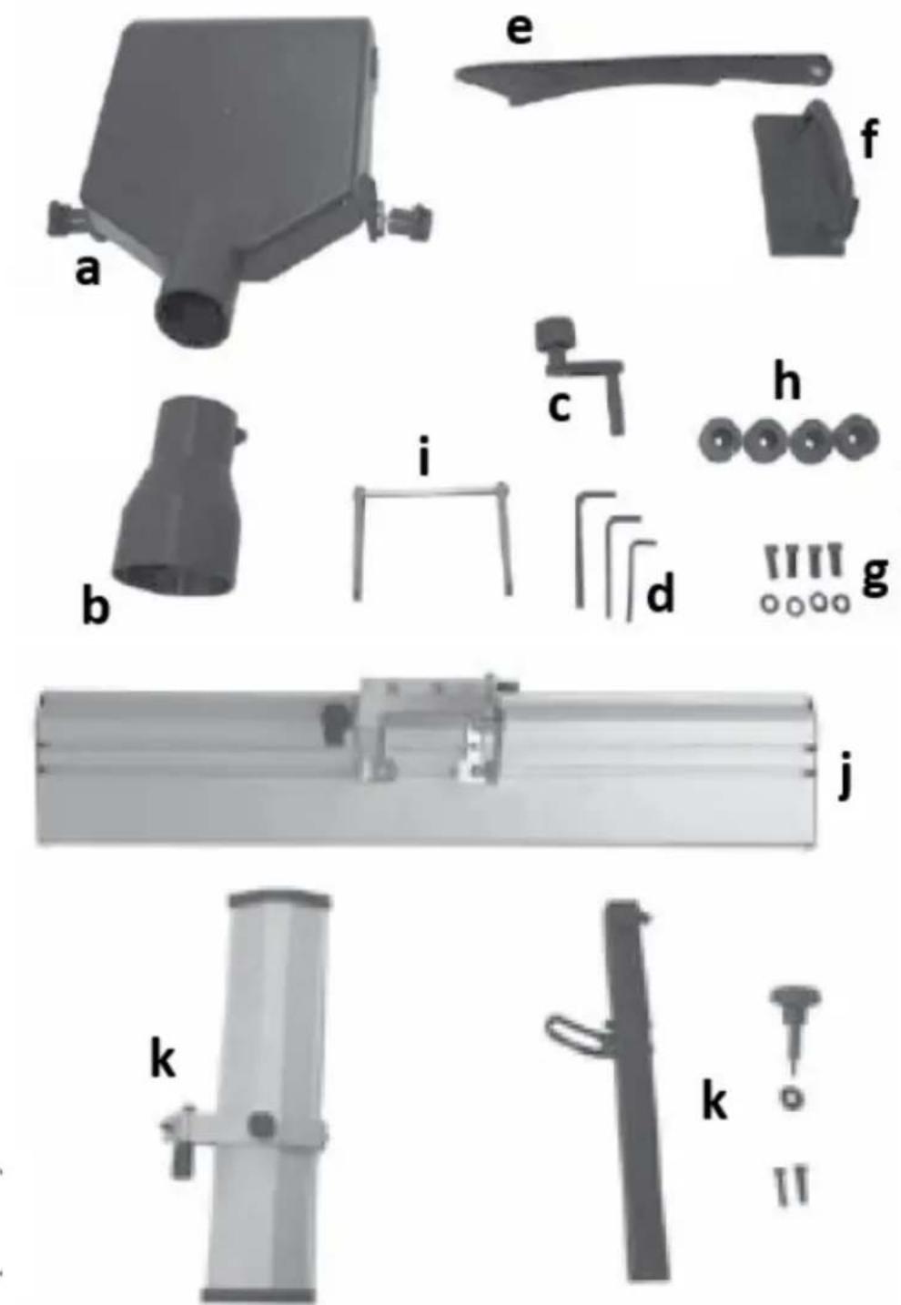 MSW WOBD-1500L - ASSEMBLAGE DES DISPOSITIFS - 1
