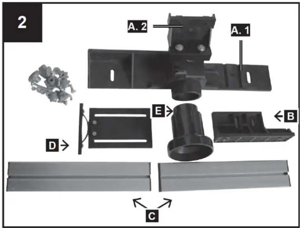 MSW WOBD-1500Y - Schritt 2: Anbringen der Anschlagleisten C - 1