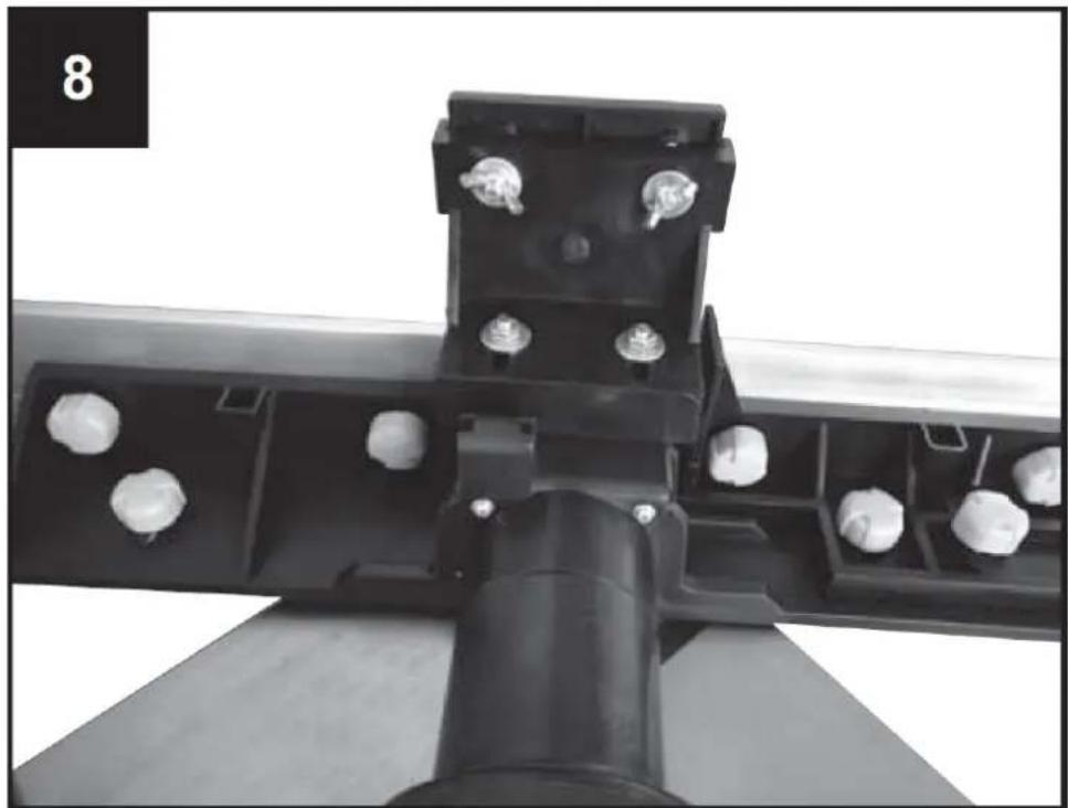 MSW WOBD-1500Y - Montage van de vormgeleider op de werktafel, Afb. 8–11 - 1