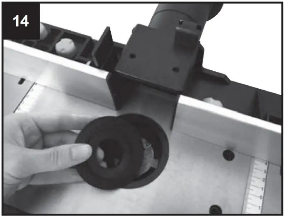 MSW WOBD-1500Y - Montering og udskiftning af spændebøsninger til fræsere med tospindel (Fig. 16, 13) - 1
