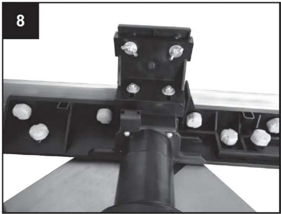 MSW WOBD-1500Y - Montering av formstaket på arbetsbordet, bild 8–11 - 1
