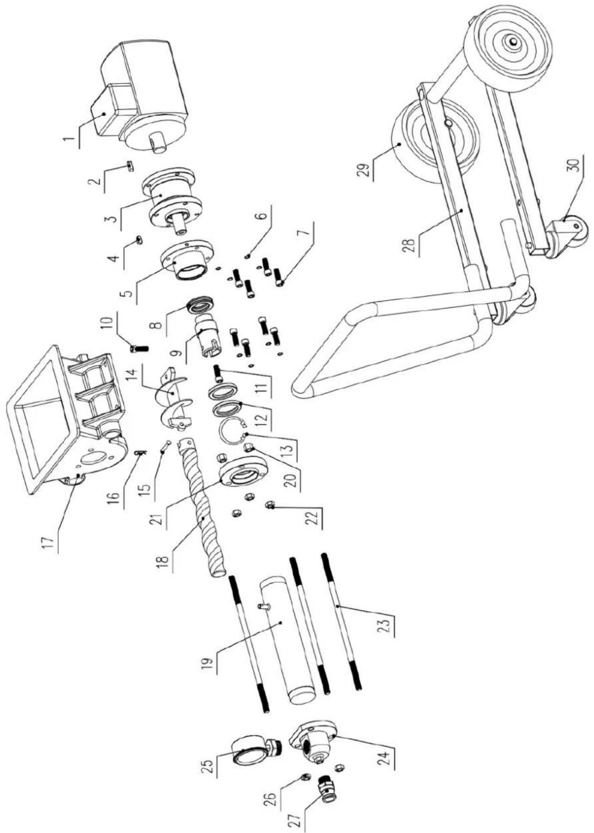 MSW PU-30 - Austausch des Rotors (Abb. 21) - 6