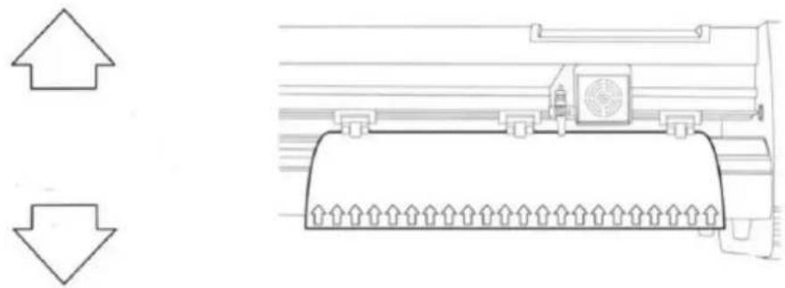 MSW PLO-1350 - Changing cutting position - 1