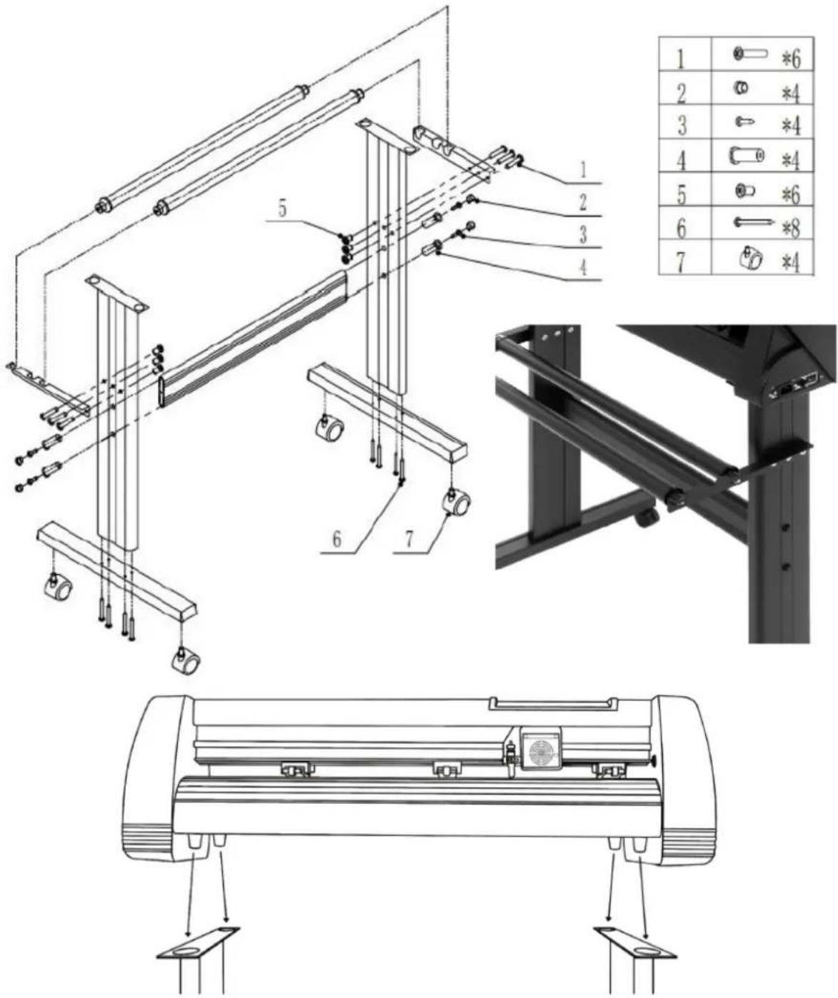 MSW PLO-1350 - STOVAS MONTAVIMAS - 1