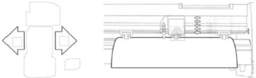 MSW PLO-1350 - Changing cutting position - 2