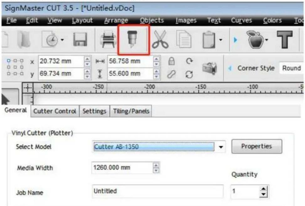 MSW PLO-1350 - Conectando el software con laquina - 1