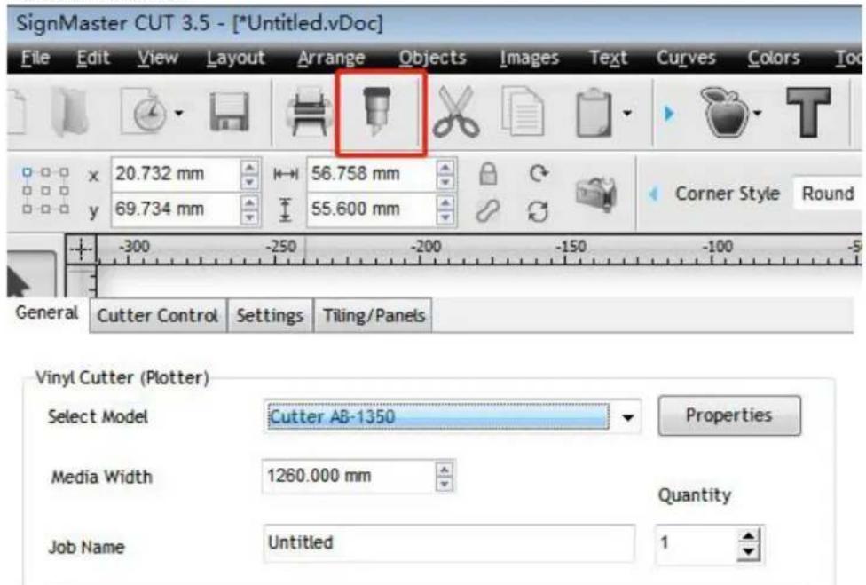 MSW PLO-1350 - Tilslutning af softwaren til maskinen - 1