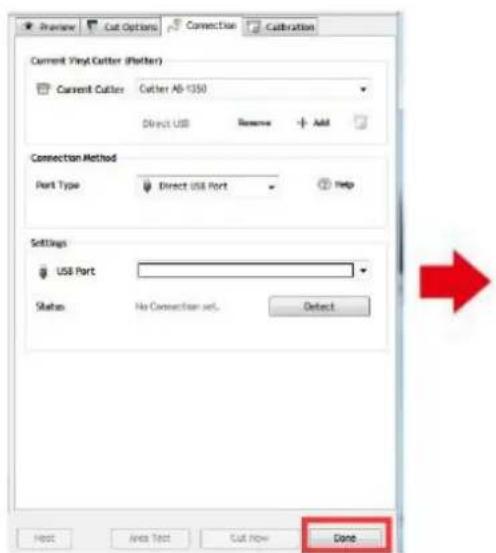 MSW PLO-1350 - De software verbinden met de machine - 8