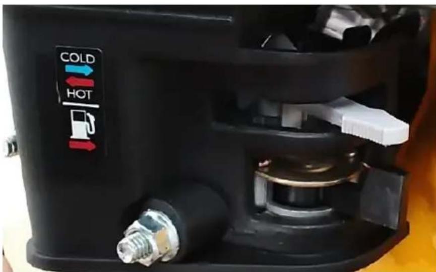 MSW GP-110 - STARTING THE ENGINE: - 1