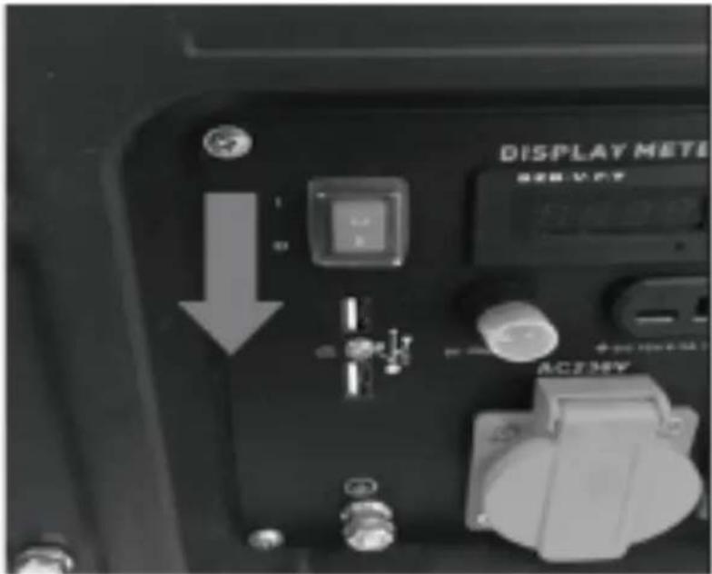 MSW PG-103 - 1) Start the engine - 2