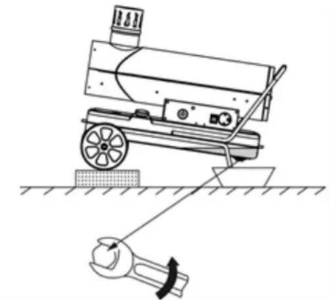 MSW TW-ET20000 - Drenaje del tanque de combustible - 1