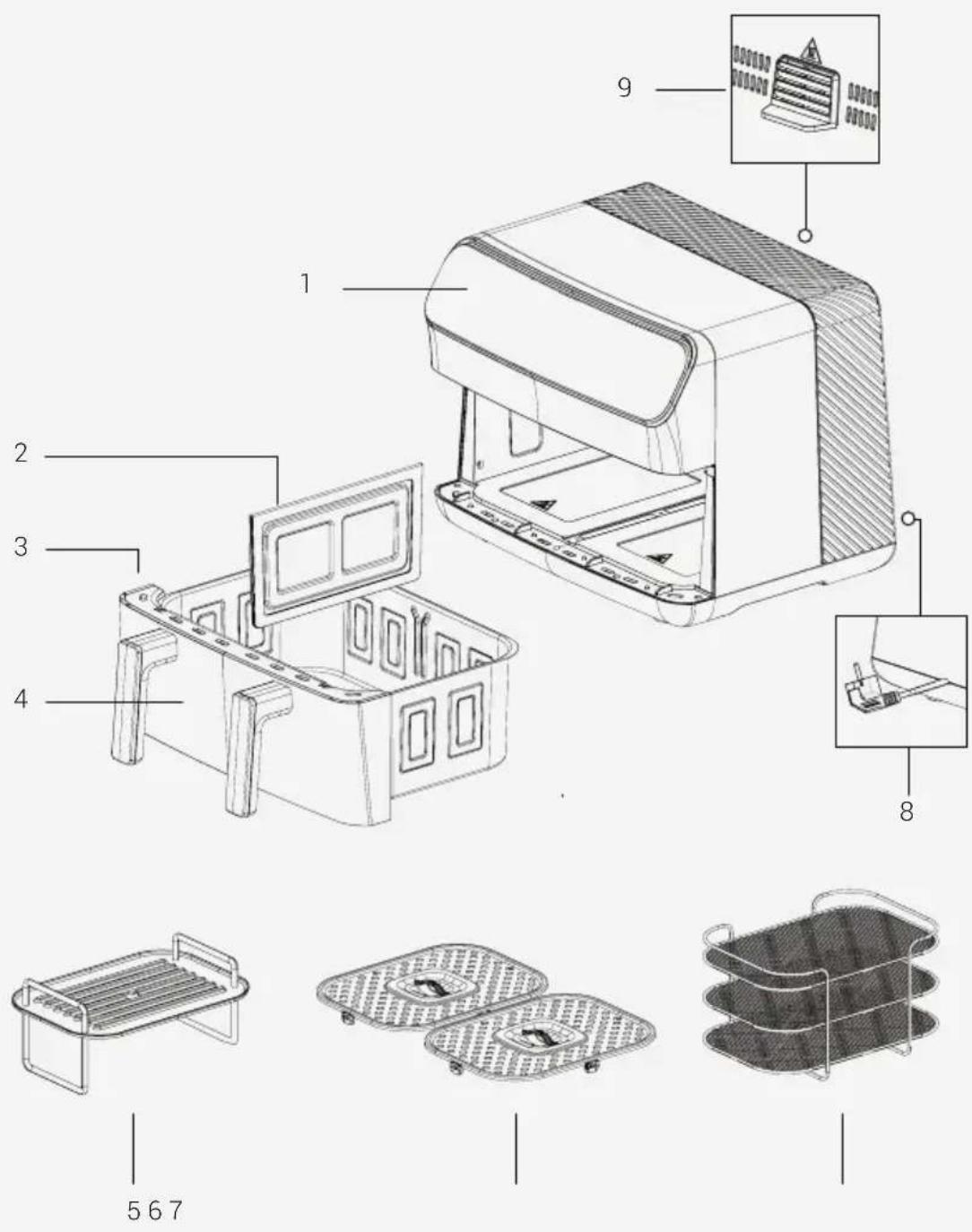 BEKO FRL6488 - Twoja kuchenka do smażenia z mniejszą ilością oleju - 1