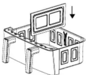 BEKO FRL6488 - Zainstalowany separator komorowy (używane są obie komory) - 1