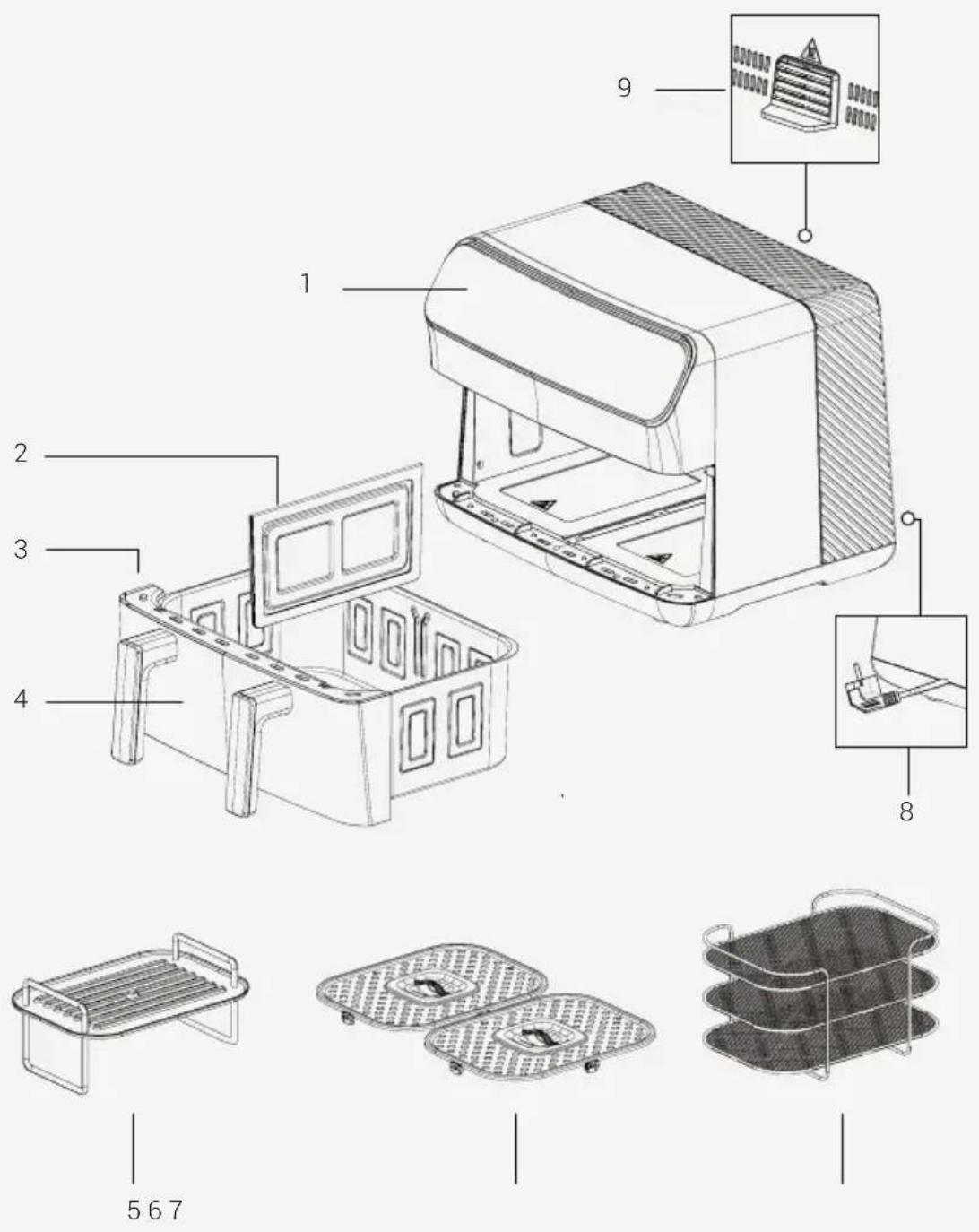 BEKO FRL6488 - Ihre Heißluftfritteuse - 1