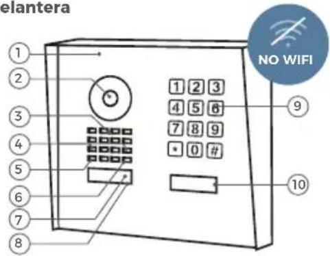 DoorBird D1100E - APARATO CON MÓDULO DE TECLADO - 1