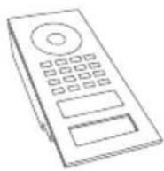 DoorBird D1100E - COMPONENTS\* - 1