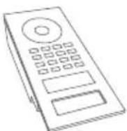 DoorBird D1100E - COMPOSANTS\* - 1