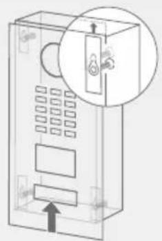 DoorBird MTM56A - MONTAGGIO DEL PANNELLO FRONTALE - 3