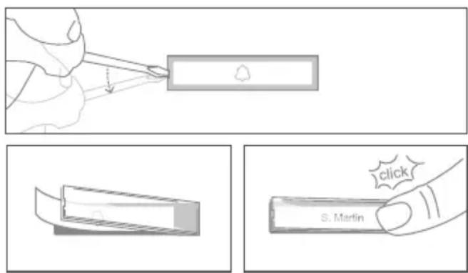 DoorBird MTM56A - CHANGING THE LABEL OF A CALL BUTTON NAMEPLATE - 1