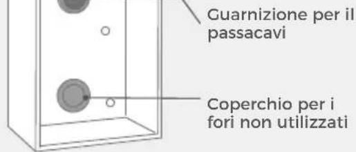 DoorBird MTM56A - Montaggio del corpo sopra intonaco - 1