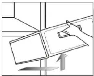 BEKO GNO43622XPN - Méthode de démontage et de montage d'un accessoire - 2