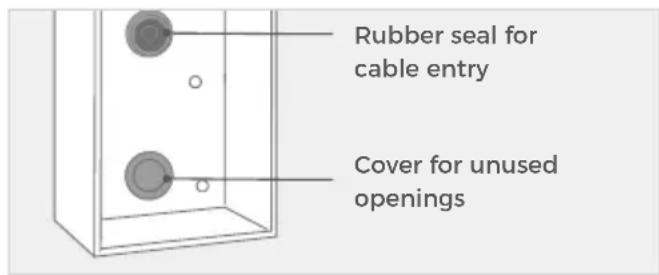 DoorBird MTM14E - ASSEMBLING THE MOUNTING HOUSING - 2